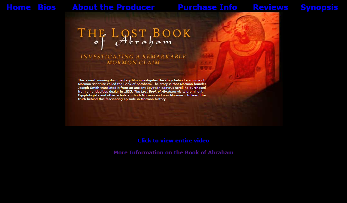 The Lost Book of Abraham