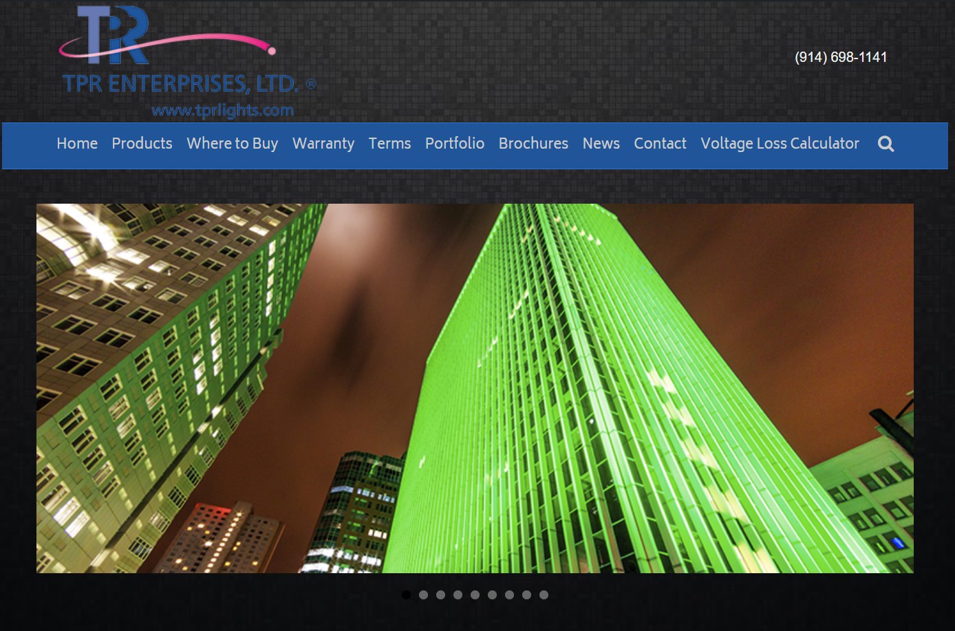 TPR Lights home page