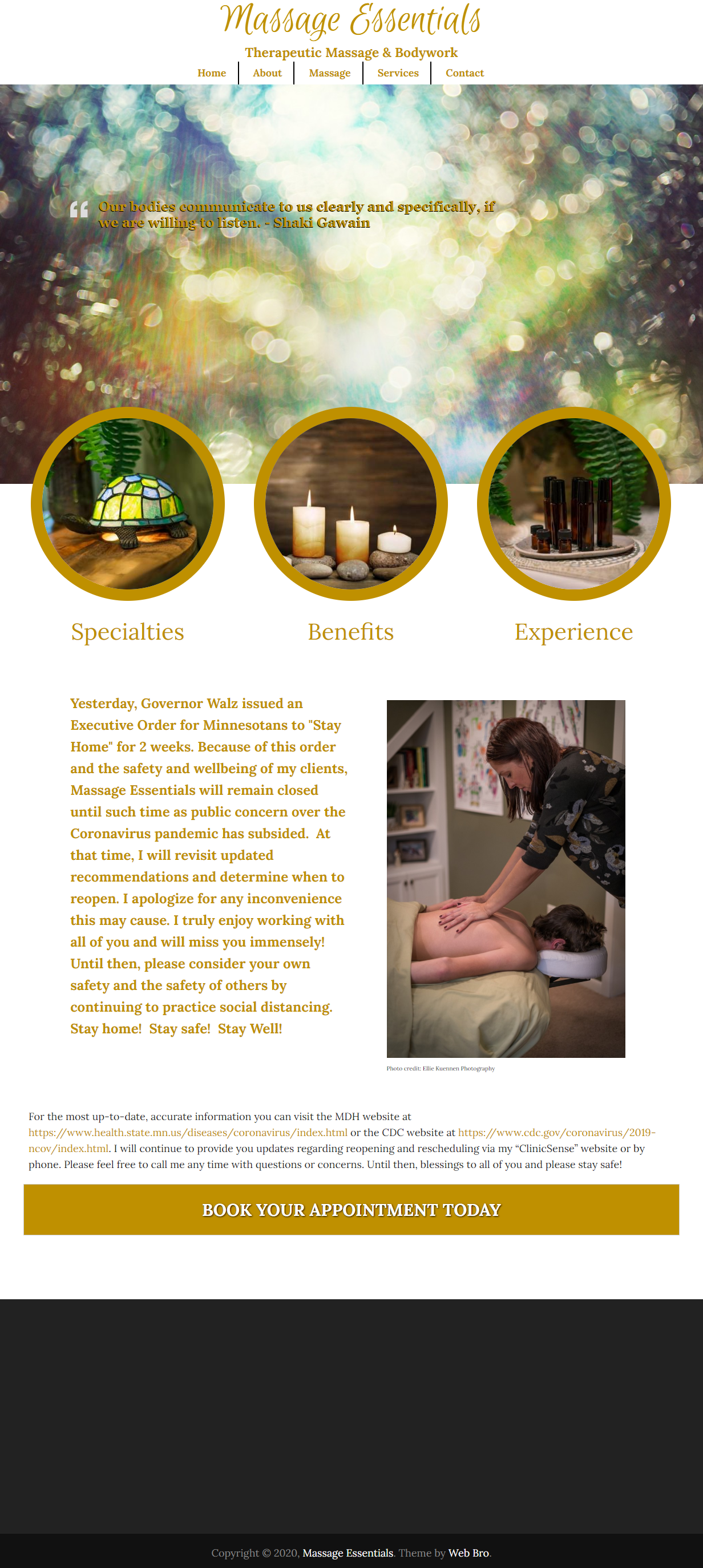 Massage Essentials - Therapeutic Massage & Bodywork
